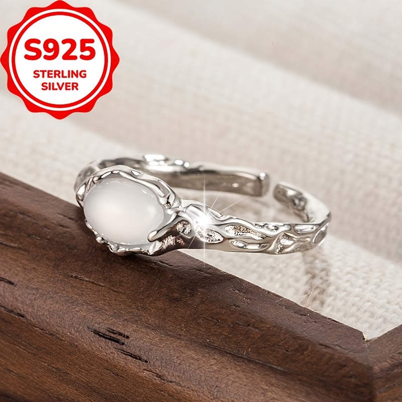 Couple Lovers Irregular Open Cut Resin Ring, Light Luxury Gift